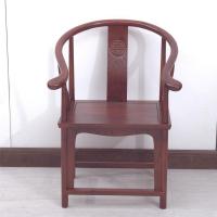 新中式圈椅太师椅圈椅餐椅围椅将军凳实木椅牛角椅