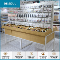 耳环展示架店铺专用中导柜挂钩货架 精品店小饰品耳坠架子展示台