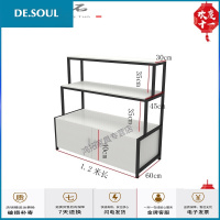 超市产品展示架台柜仓储货架台货架鞋店鞋架展示架展示台化妆品母婴置物架中岛柜