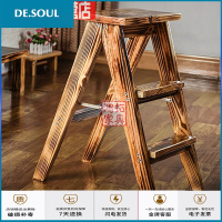 折叠高脚凳子便携省空间实木餐桌梯凳厨房凳家用折叠椅小板凳马扎