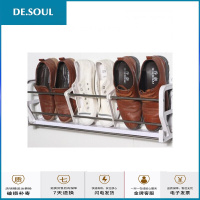 [好货]免钉收纳后鞋架省空间磁吸后挂式经济型收纳 拖鞋架