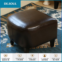 换鞋凳 沙发配套实木矮凳 美式休闲小脚凳 小户型客厅小凳子 沙发凳