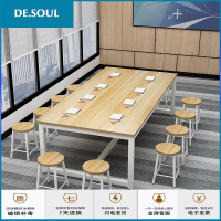 学校亲子活动桌阅览桌绘画桌美术桌书法桌兴趣桌培训桌圆面凳子