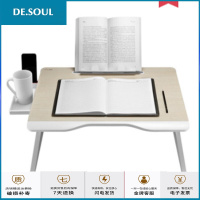 床上用笔记本电脑桌子学生宿舍可折叠懒人简约书桌寝室读书架便携阅读桌子G6大号桌面学习桌