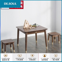 铜木主义实木椅子客厅创意小板凳换鞋凳宝宝学习桌