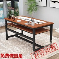 中式书法桌电脑桌简易书桌书画家用学生培训班课桌毛笔专用练字台