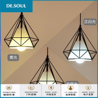 北欧餐厅吊灯三头现代简约创意单头书房灯个性艺术吧台服装店吊灯