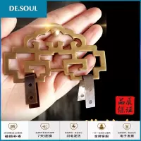 中式仿古铜牌匾字画相框镜框十字绣配件挂画钩装饰壁挂加厚挂钩 中号(古铜色)