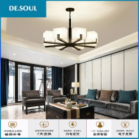 新中式吊灯客厅灯具大气仿古餐厅灯现代简约卧室复古中国风大吊灯