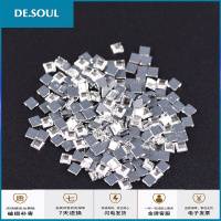 美甲平底钻饰长方形镜面钻水晶玻璃钻正方形钻钻指甲 网面四个尺寸混装 约1000颗