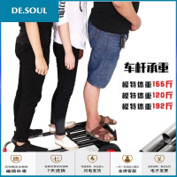 蔬菜手动叉车液压搬运车折叠拉杆车时尚方便便携式行李重型货车 加厚黑色铁板橡胶轮+送3粗绳