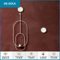 铜挂钩玄关北欧现代简约金属墙面壁挂ins单钩纯铜装饰衣帽钩 （挂钩）五光珠22mm