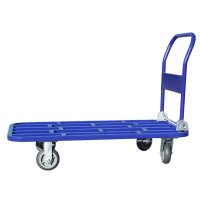 静音平板车拖车折叠拉货车手推车推货车大号小拖车平板推车推货车 90x60配6寸橡胶烽