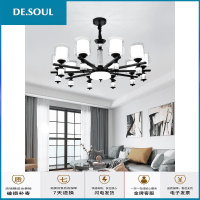 吊灯客厅灯公寓简约现代北欧风格灯具餐厅卧室欧式大气水晶灯饰