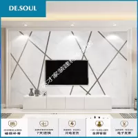 现代简约壁画3d几何电视背景墙壁纸客厅无纺布墙纸影视墙线条墙布
