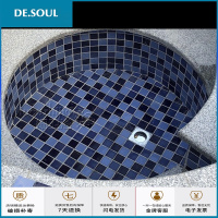 匠弹跳地漏泡澡水池自建浴缸浴池拖把池温泉堵头脚踩防虫