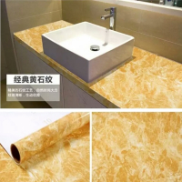 大理石纹贴纸厚壁纸自粘墙纸防油贴厨房台面柜窗台装饰墙贴