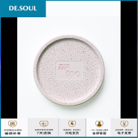 硅藻土盒石面吸水皂托硅藻泥方形长形肥皂盒沥水 石面皂托-长形-蓝色