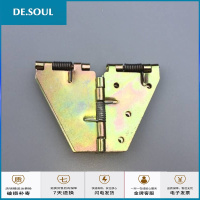 折叠铰链十字弹簧合页餐桌面翻转180度折叠圆桌面蝴蝶合页五金件 中号1.8mm厚