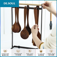 铁艺锅铲架厨房勺子铲子挂架厨具用品置物架家用挂件沥水收纳架