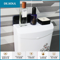 纸巾盒卫生间厕所纸盒免打孔卷纸筒抽纸方形防水卫生纸置物架 升级背包款大容量 石头记 送强力粘贴