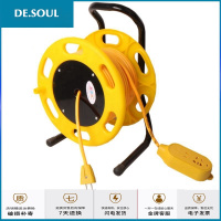 纯铜护套线带移动绕线盘电线盘线滚子电缆盘带铜线2芯2.54平方