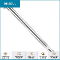 浴帘杆免打孔伸缩杆衣柜杆不锈钢晾衣杆窗帘杆升缩凉衣杆阳台撑杆 130-170cm[304材质+帘+金属环]