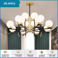 现代简约灯具客厅北欧大气家用客厅灯卧室书房餐厅创意魔豆吊灯