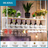 铁艺吧台吊架倒挂酒杯架悬挂式酒柜酒架吊架子置物架装饰收纳架