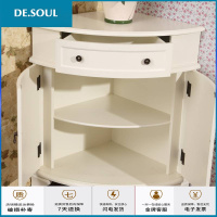 拐角柜转角柜多功能客厅墙角三角现代简约卧室柜子扇形储物柜小型