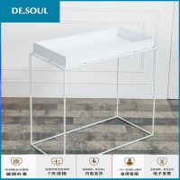 ins铁艺茶几简约现代边几沙发角几创意美式展示架金属边柜床头桌