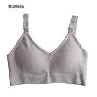 波迷娜(BOMINA)哺乳期文胸薄模杯孕妇内衣夏季无钢圈哺乳文胸簿款喂奶大码柔软舒适型聚拢哺乳文胸