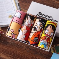 波迷娜(BOMINA)动漫内裤男日系卡通图案成人可爱个性潮流气青年男生学生四角裤