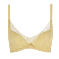 波迷娜(BOMINA)法式三角杯胸罩少女文胸新款蕾丝性感内衣女士小胸聚拢无钢圈薄调整型收副乳文胸胸罩bra