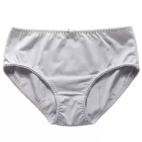 波迷娜(BOMINA)女生内裤纯棉少女三角裤衩内裤女棉生理裤头舒适防漏经期例假色日系少女中腰三角裤黑色