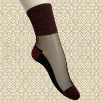 波迷娜(BOMINA)夏季薄款棉底袜子女士韩版日系透明防滑水晶玻璃丝中筒银葱女袜 5双-银色 均码