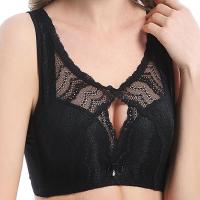 波迷娜(BOMINA)同款无痕蕾丝镂空美背聚拢文胸无钢圈薄款内衣女士性感宽带胸罩BC大码