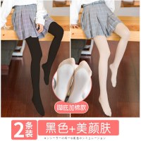 波迷娜（BOMINA)丝袜女春季连裤袜中厚可乐黑肉色打底裤袜冬天光腿 光腿神器