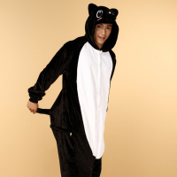 波迷娜(BOMINA)季加厚法兰绒动物连体恐龙睡衣男女可爱史迪仔情侣装