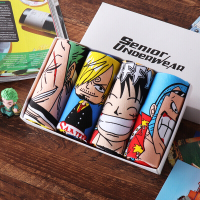 波迷娜(BOMINA)动漫内裤男卡通七龙珠火影忍者可爱个性潮流气青年学生四角裤