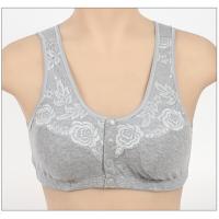 波迷娜(BOMINA)中年人妈妈无钢圈前面扣的胸罩中年文胸无钢圈加棉老年女性无钢圈胸衣无磁无铁大码内衣