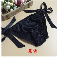 波迷娜(BOMINA)仿女士仿内裤女蝴蝶结仿三角内裤色花色 红色 均码