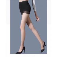波迷娜(BOMINA)安全防走光女任意剪连裤袜秋季隐形防脱防狼打 上黑下肤2条包装 均码