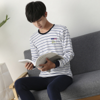 波迷娜(BOMINA)男士内衣套装纯棉青少年秋衣秋裤初中学生棉毛衫打底男大童保暖