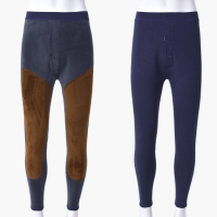 波迷娜(BOMINA)2021年冬季保暖裤男士加长护膝棉毛裤厚秋裤打底裤棉裤冬