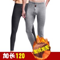 波迷娜（BOMINA)高个子冬季加长版保暖裤男棉毛裤超长衬裤115120cm打底裤