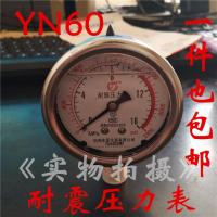YN60耐震 径向压力表 真空负压表 不锈钢耐震油压表 水压表压力表