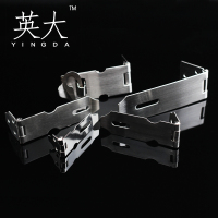 不锈钢锁扣搭扣锁片锁牌可加挂锁卡扣柜子木箱房五金防盗锁扣