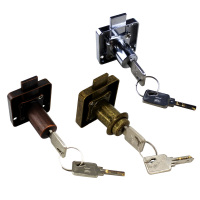 小博士办公桌抽屉锁柜柜子锁芯暗锁加长柜台文件柜锁更衣柜锁