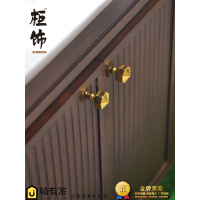 轻奢金色拉手 衣柜拉手欧美式式现代简约抽屉单孔柜子把手